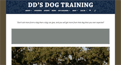 Desktop Screenshot of ddsdogtraining.com